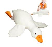Goose Stuffed Animal - 50cm/90cm Swan Plush | Giant Plush Swan Plushies | Plushie Soft Sleeping Pillow Goose Plush Swan for Boy Home Decor