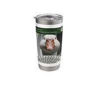 Goose There is Motion At Your Front Door Silly Stainless Steel Insulated Tumbler