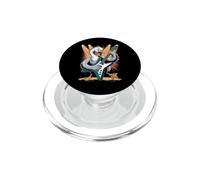 Goose Things Funny Goose Playing Guitar Star Rock Roll Goose PopSockets PopGrip for MagSafe