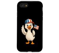 Goose USA Flag 4th July Independence Day Boys Girls Kids Case for iPhone SE (2020) / 7 / 8