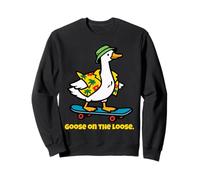Goose Vacation Design Summer Holidays for Men Dads boys Kids Sweatshirt