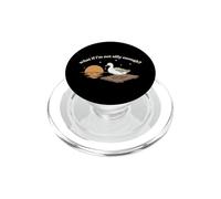 Goose What If Im Not Silly Funny Meme Retro Design PopSockets PopGrip for MagSafe