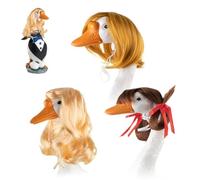 Goose Wig | Cute 3-Piece Goose Outfit - Costumes and Accessories for Lawn, Spring, Patio, Yard, Garden, Party, Holiday, Birthday, Door, Wedding, Offers Versatile St
