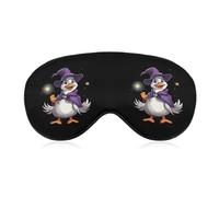 Goose Witch Sleep Mask Lightweight Blindfold Eye Mask with Adjustable Strap for Men Women