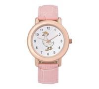 Goose with Hat Watches for Women Fashion Adjustable Wrist Watch Work Workout