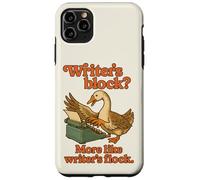 Goose Writer's Block Typewriter Writing Funny Vintage Case for iPhone 11 Pro Max