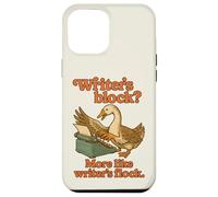 Goose Writer's Block Typewriter Writing Funny Vintage Case for iPhone 12 Pro Max