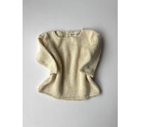 Gooseberry Fool Silk Sweater - cream - 3-6