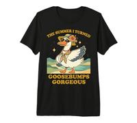 Goosebumps Gorgeous Retro Goose Summer Vacation Premium T-Shirt