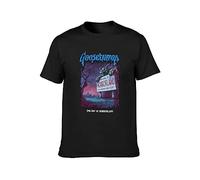 Goosebumps R.L. Stein Welcome to Horrorland Retro Men's T-Shirt Black Tee M