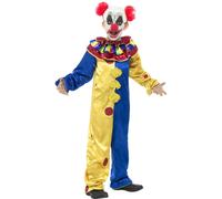 Goosebumps The Clown Costume with Jumpsuit, Medium Age 7-9