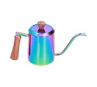 Gooseck kettle, precise portion, poured with long hydroelectric induction for coffee tea, 600 ml of stainless steel, tote to camp in the home (Multicolor)