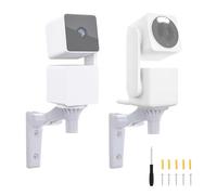 GOOSEEN Wall Mount Compatible with Wyze Cam Pan V4, 180°Adjustable Camera Ceiling Mount, Adjustable Wall Mount Bracket Indoor and Outdoor Security Mount, Security Camera Wall Bracket, 2 Pack