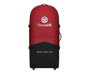 Goosehill Paddleboard Bag SUP Inflatable Board Bag, Surfboard Backpack with Padded Adjustable Straps Rolling Wheels Convenient for Standup Paddle Board Kayak Traval Water Sports