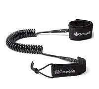 Goosehill SUP Leash, Paddle Board Leash 10ft Coiled, Duarable 7mm Surfing Leashes with Safe Design for Surfboard Longboards, Inflatable Paddle Board, Kayak