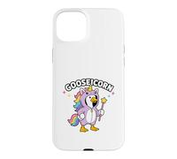 Gooseicorn Funny Unicorn Goose Adventure Kids Design Case for iPhone 15 Plus