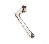 Gooseneck Bike Stem Made of Aluminum, 80mm Forward Length, 180mm Center for 22 2mm and 25 4mm Fork Compatibility (80x25.4x25.4x180 S)