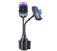 Gooseneck Car Phone Holder - Adjustable Arm Stand, Bed Cell Phone Holder | Flexible Lazy Arm Phone Mount | Phone Holder Expandable Cradle with Rotatable Base for Desktop, Headboard, Bed (Green/Grey)