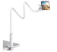 Gooseneck Cell Phone Holder, Universal 360 Flexible Phone Stand Lazy Bracket Mount Long Arms Clamp for Phone 13 Pro Xs Max XR X 8 7 6 6s Plus and Other 3.5~6.7'' Device (Black)…