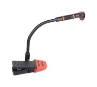 Gooseneck Clip on Condenser Microphone for Saxophone Stage Recording | Adjustable Black Mount, Metal Mesh with Pop Shield, Xlr Adapter, for Outdoor Events and Ensemble Use
