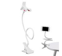 Gooseneck Phone Holder, Bed Phone Holder - Vista Flexible Headboard Bedside Lazy Bracket - Multipurpose Overhead Long Arm Mount Stand for Phones, Bedside, Bedroom, Gym, Exhibition