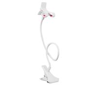 Gooseneck Phone Holder for Bed - Long Arm Lazy Mobile Phone Gooseneck Stand, Flexible Lazy Arm Cell Phone Holder | Adjustable Bed Phone Holder With Clip, Multipurpose Overhead Cell Phone Clamp