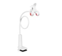 Gooseneck Phone Holder, Lazy Phone Mount Bracket, Flexible Long Arm Adjustable Clamp Clip Cell Phones Stand for Bed & Desk