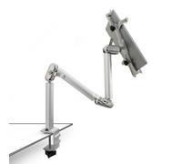 Gooseneck Table Mount Holder 3-Joint Holding Arm for Tablet Silver