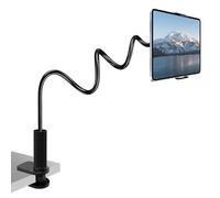 Gooseneck Tablet Holder Phone Stand, Flexible Tablet Mount for Desk/Bed/Kitchen, 360° Adjustable, 39inch Lazy Arm Clamp Mount for iPad Air, Samsung Galaxy Tabs, iPhone, Switch, 4.7~12.9"
