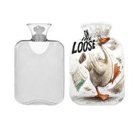 Gooses on The Loose hot-Water Bottle with Soft Cover 2L hot compresses for The Body for Arthritis Hand Feet Warmer Bolsa Caliente para Dolores Menstrual