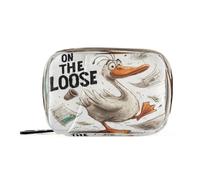 Gooses on The Loose Medicine Bag for Traveling with Detachable Compartments Portable Weekly Pill Organizer for Purse