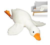 Gooses Plush Toys - Huge Gooses Pillows Toy, Super Soft Smooth Stuffed | Hugging Pillow Gift For Boys Girls Cute White Swan All Ages High Comforter And Away The Stress Level