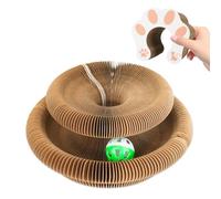 Goosheep Accordion Magic Organ Cat Scratching Board Toy - Kitty Kurlz Ball Scratch Pad Scratcher 1 Pack