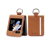 GOOSPERY Basic Diary Compatible with Samsung Galaxy Z Flip 6 Case (Brown, Z FLIP 6)