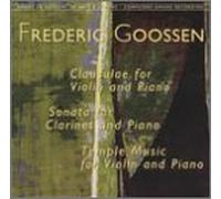 Goossen, F. - Clausulae Violin/Sonata Clarinet