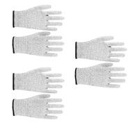 GOOTHDY 3 Pair Cut-Resistant Safe Gloves Stage 5 Cut Proof Protections for Kitchen Outdoor Use Gardening Gloves