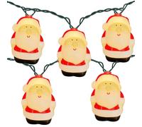 Goothy Santa String Lights, 8.5Ft Christmas Decorations Outdoor with 10 Santa Claus Lights, Plug-in Fairy Lights Waterproof for Indoor Xmas Tree Window Patio Garden Bedroom Decor
