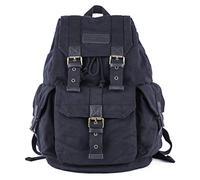 Gootium 21101GRY-S Specially High Density Thick Canvas Backpack Rucksack Black Small Size