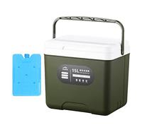 Goowafur 15L Camping Cool Box Insulated Picnic Basket, Insulated Freezer Picnic Refrigerator, Waterproof Insulated Food Container Travel Cooler Box For Camping Hiking Picnic Fishing Traveling