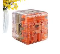 Goowafur 3D Maze Cube Ball - Stress Relief Game - Logical Thinking Game | for Kids Home School Classroom Party Car Trip Playroom Family Nights Education Programs Summer Camp Group Activity