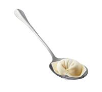 Goowafur Big Spoons for Serving Food - Large Stainless Steel Rice Spoon - Ergonomic Metal Serving Spoon, Kitchen Flatware, Salad Serving Utensils for Pasta, Platters