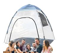 Goowafur Clear Sports Tent,Pvc Transparent Tent Screen House | Weather Proof Canopy Gazebos Pop-Up Tent 5.9 X 4.3 X 5.2ft for Outdoor Activities