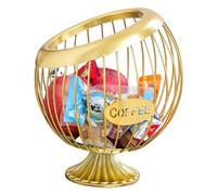 Goowafur Coffee Pod Holder, Metal Large Capacity Espresso Capsules Organizer, Coffee Pod Organizer, Coffee Pod Capsules Storage Basket for Counter Coffee Bar