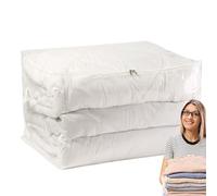 Goowafur Comforter Storage Bag - Clear Storage Containers | Large Storage Containers with Handle, Wardrobe Storage Organizer, Foldable Storage Bags for Clothes