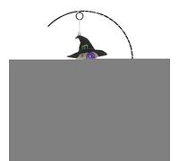 Goowafur Flying Witch Night Light,Led Halloween Witch Bedside Night Lights | Creative Standing Lighting Cosplay Party Supplies for Porch Living Room Entrance Offices Dorm Bedroom