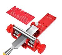 Goowafur Honing Guide for Chisels - Aluminum Alloy Adjustable Angle,Chisel Sharpening Kit - for Woodworkers Carpenters Adults Carving Maintenance Workshop Garage Home