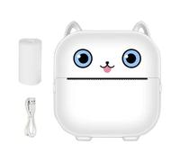 Goowafur Inkless Printer Mini - Mini Printer Sticker | Inkless Label Maker Machine for Phone Tablet Pictures Photos Journals Notes Study Graphics Anatomical Diagrams