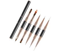 Goowafur Nail Brush Set | Double-Ended Dotting Pens Set - Nail Liner Brushes | for Home Salon Flower Painting Paint Application Women Girls Ladies Friends