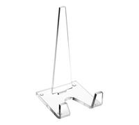 Goowafur Plate Stands for Display - Plate Holders for Displaying,Clear Space-Saving Shelf for Painting Rack Photo Table Sign Countertop Card Picture Book