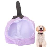 Goowafur Small Dog Hat - Pet Caps Pet Headwear Cute Soft Eggplant Cat Costume,Versatile Head Wear Accessories Pet Costume for Daily Walking Birthday